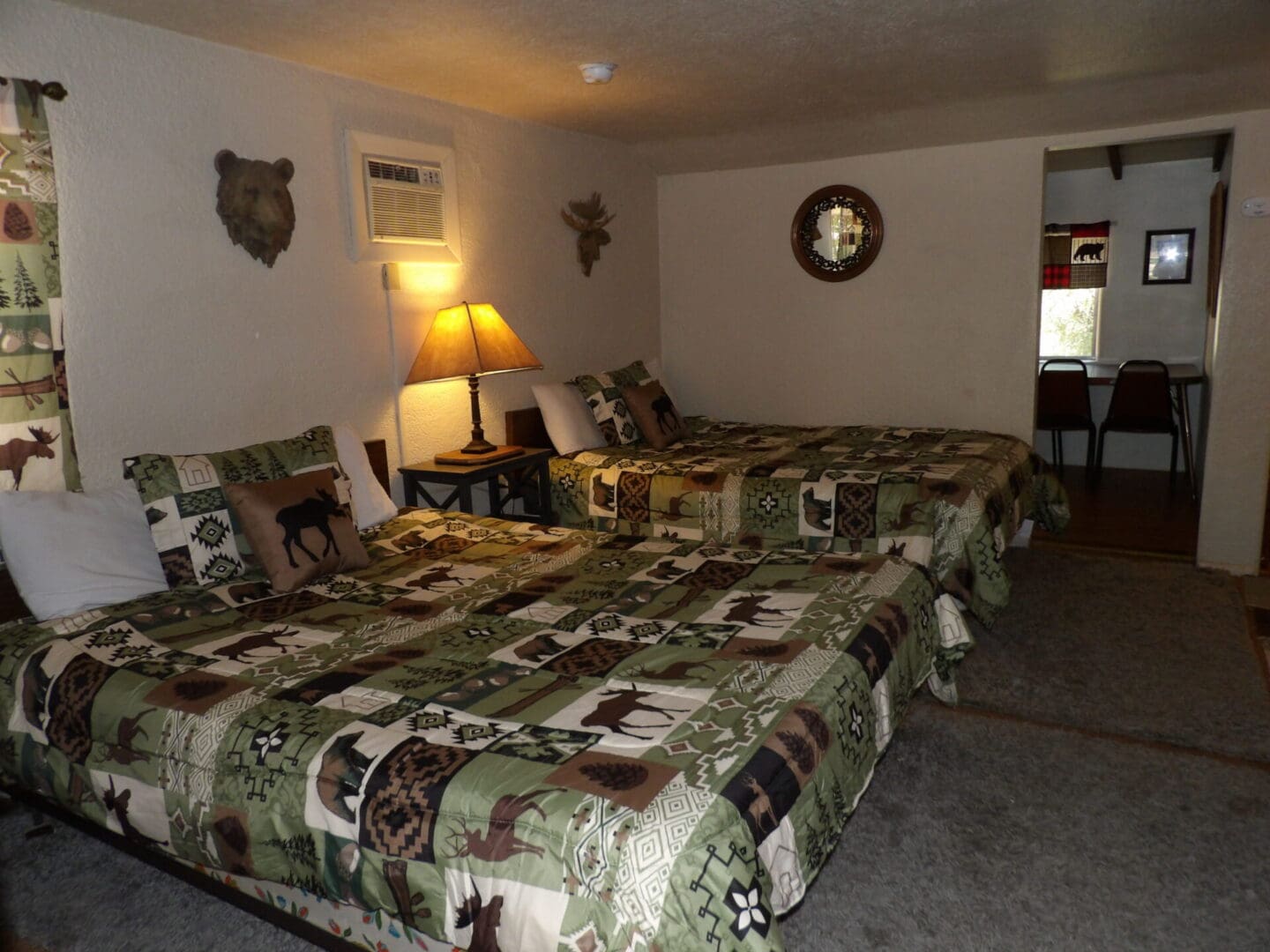 bedroom with two beds